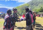 Buka Lahan dan Bagikan Bibit Jagung, Satgas Yonif 407/PK Perkuat Ketahanan Pangan Okyop
