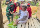 Sambangi Kampung Tarup, Satgas Yonif 734/SNS Pererat Kedekatan dengan Warga