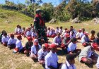 Berbagi Ilmu di Serambakon, Satgas Yonif 734/SNS Bangkitkan Semangat Belajar Anak Papua