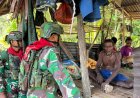 Pos Iwur Yonif 734/SNS Dekat dengan Warga, Komsos dan Pemeriksaan Kesehatan Warnai Pengabdian di Perbatasan