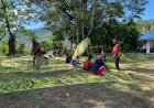 Jelang Peresmian Gua Bunda Maria, Yonif 734/SNS dan Warga Iwur Gotong Royong