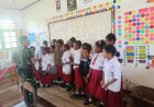TNI Mengajar di Okpol, Yonif 734/SNS Kobarkan Semangat Belajar Anak Papua